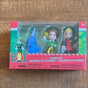 ELF the Movie Vinyl Mini Figure Set - Buddy, Jovie and Mr. Narwhal